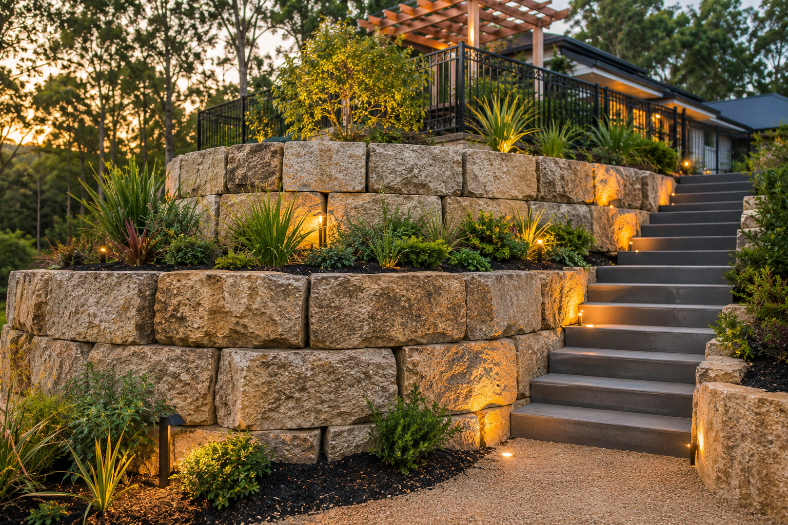 How Retaining Wall Installation Prevents Soil Erosion and Property Damage